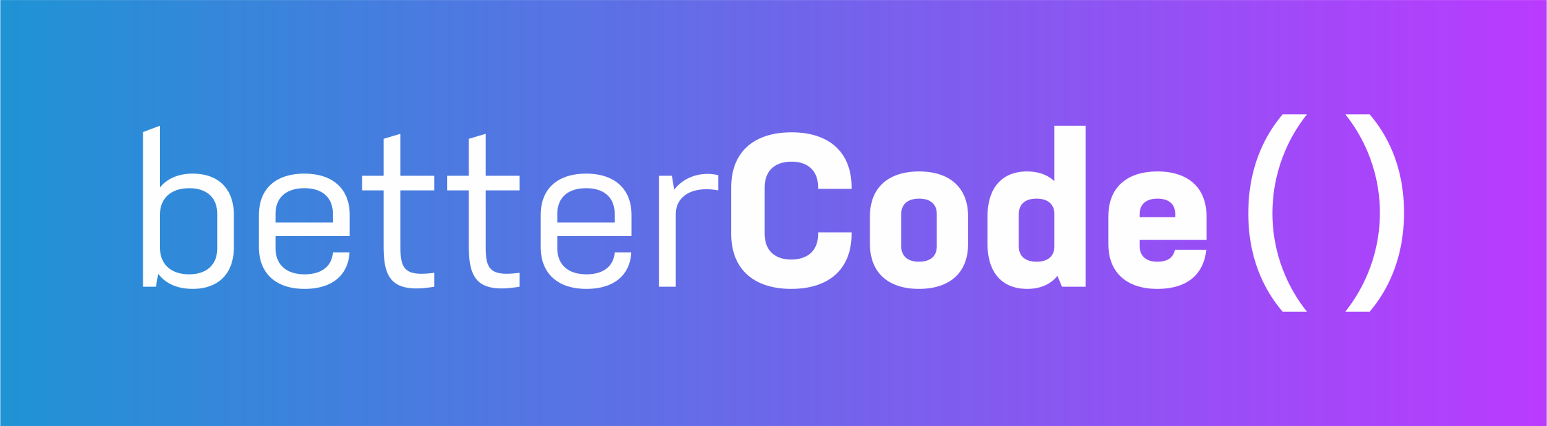 betterCode 2020