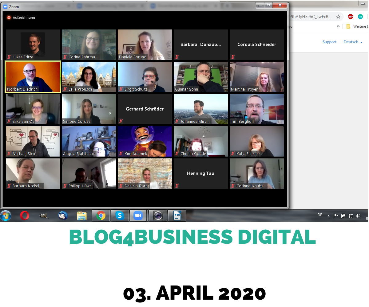 B4Bdigital20 Konferenz Screenshot