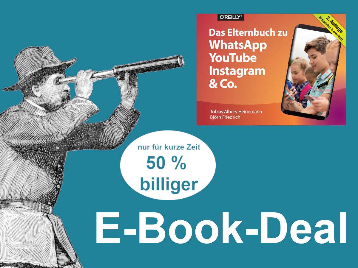 E-Book-Deal: Das Elternbuch zu WhatsApp, YouTube, Instagram & Co.