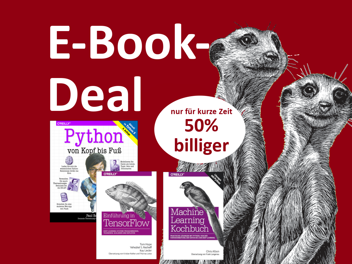 E-Book-Deals im Oktober: Drei Fachbücher mit hoher KI- und Coding-Kompetenz