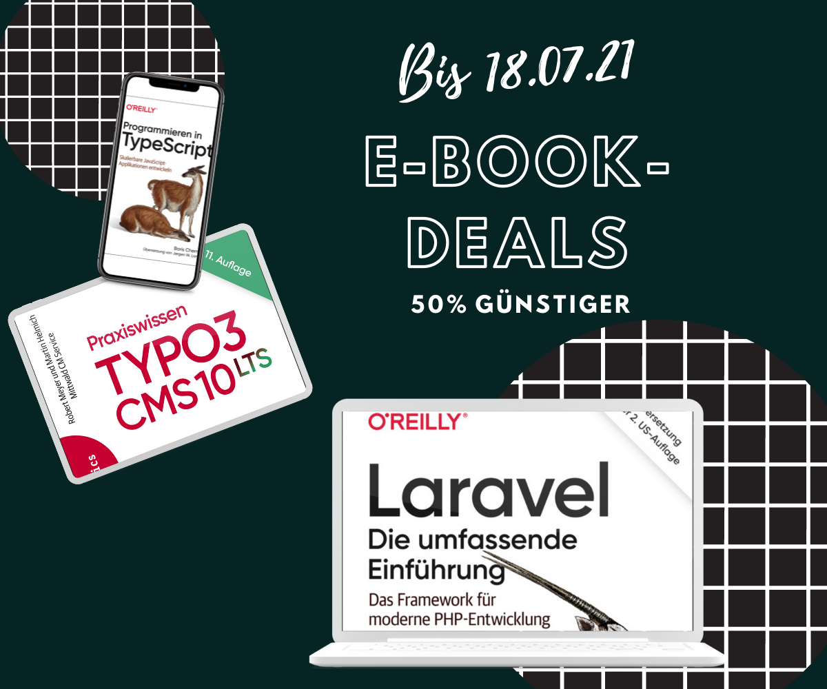 E-Book-Deals zu Webentwicklung: Laravel, TypeScript und TYPO3