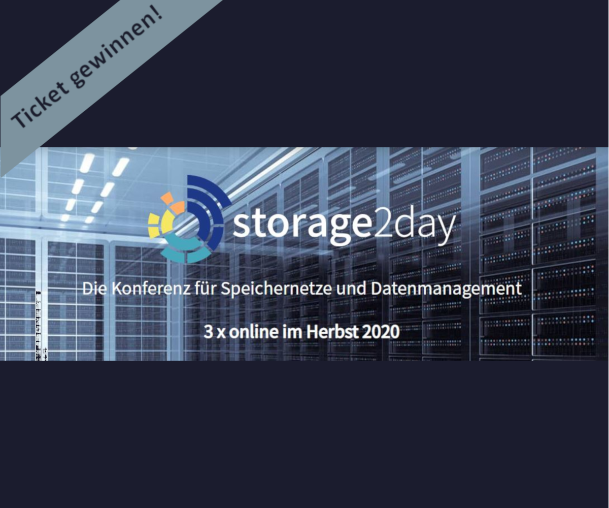 storage2day 2020: die (virtuelle) Konferenz für Speicher-Profis