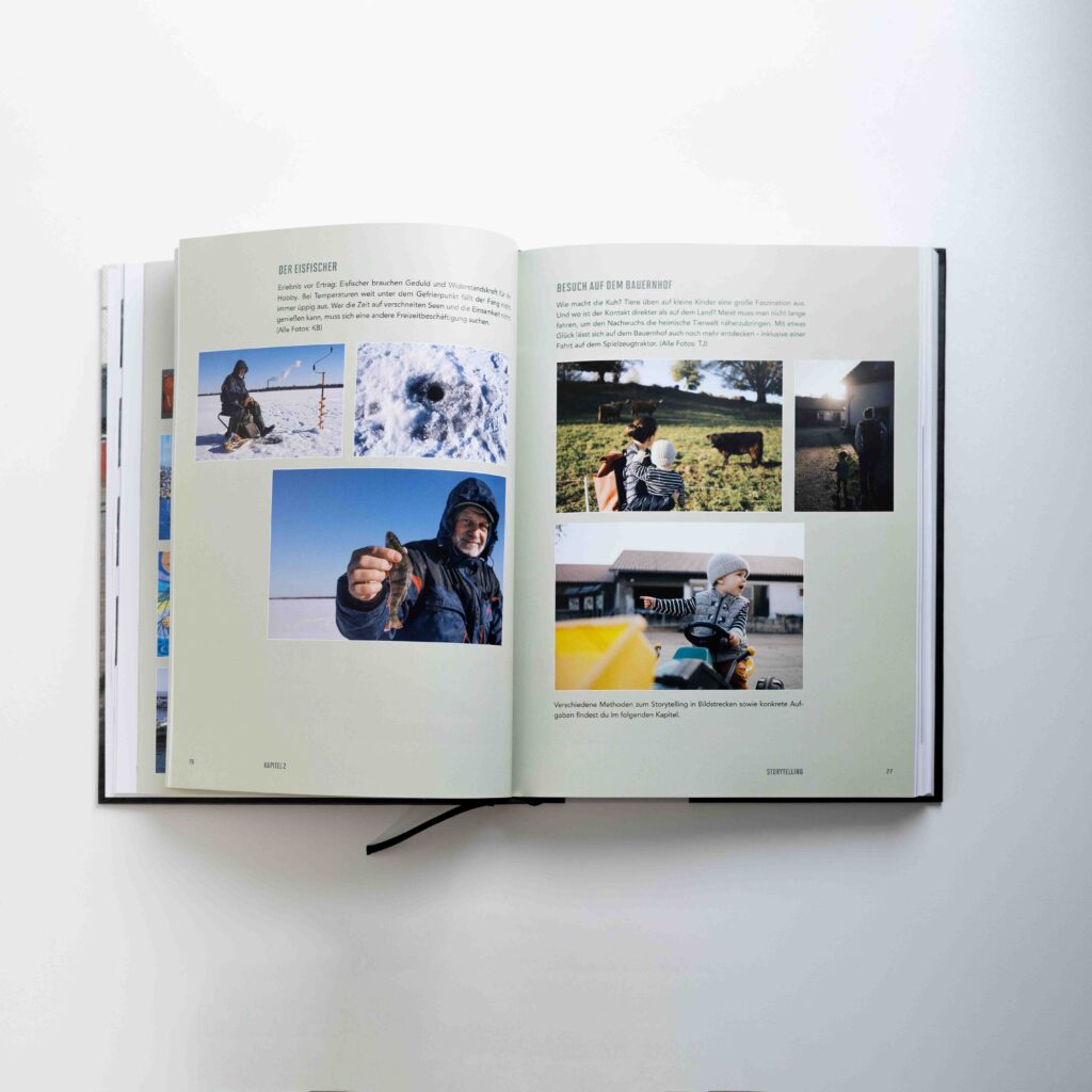 Mit Bildern Geschichten erzählen -Einblick ins Buch 