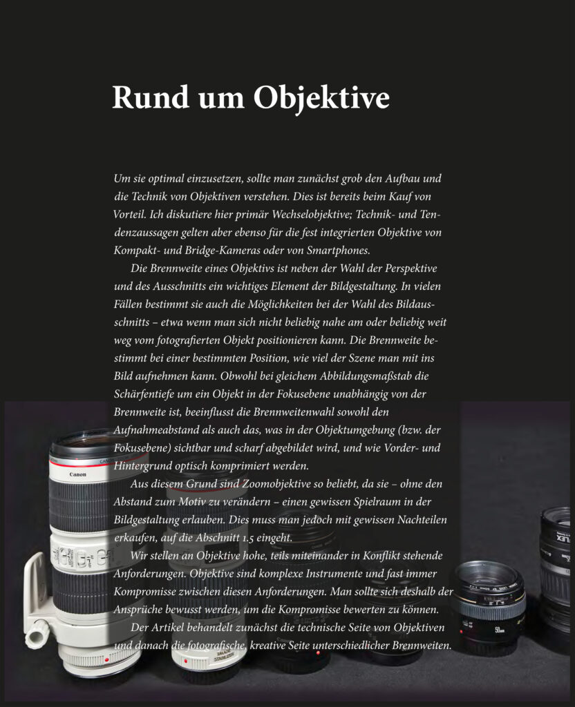 Cover: "Gulbins, Rund um Objektive"