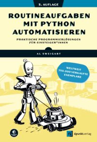 Cover von Routineaufgaben mit Python automatisieren