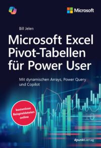 Cover von Microsoft Excel Pivot-Tabellen für Power User