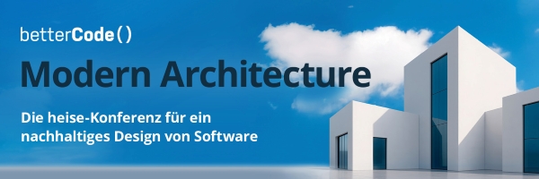 betterCode() Modern Architecture am 25. März 2026