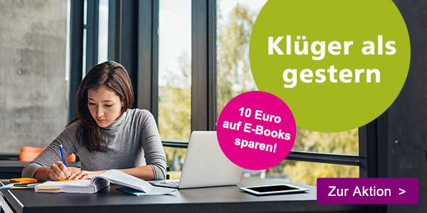 Grafik 'Klüger als gestern: 10 Euro auf E-Books sparen'